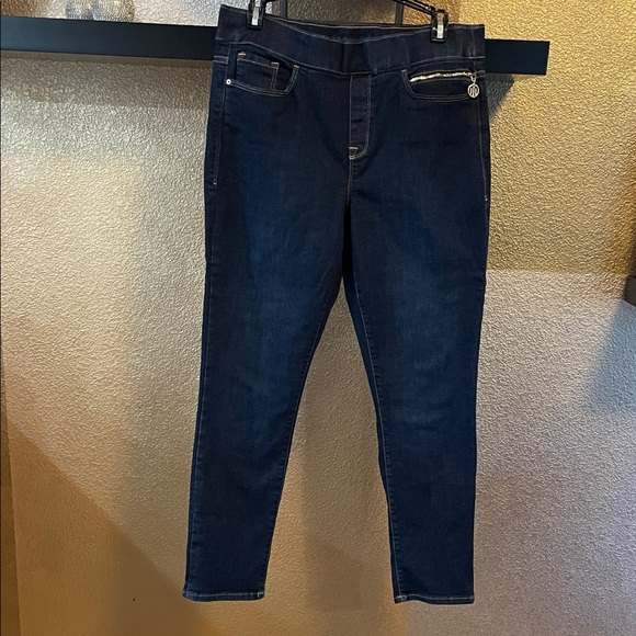 Tommy Hilfiger Dark Blue Gramercy Jeggings 12 - Picture 1 of 8
